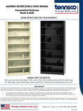 Bookcase - Unassembled Model B-8400 (1551218)